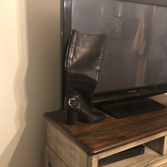 Enzo Angiolini Size 9.5 Leather Black Boots - Picture 9 of 11